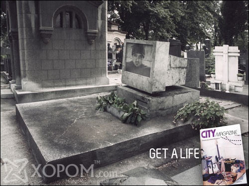 City Magazine - Get a life print advertisement